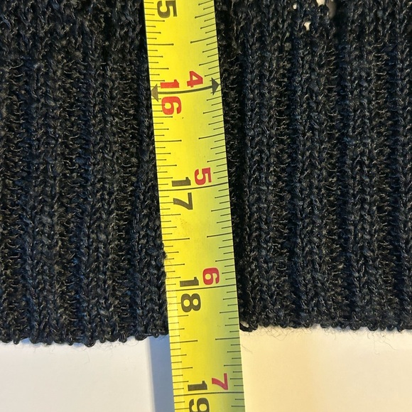 Tribal X-Large sweater Open Knit Short Sleeve Cardigan Crochet‎ whimsical - Picture 9 of 10